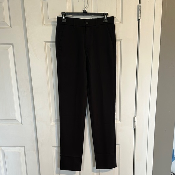 NWT Plaid & Plain Black Pants men - Picture 1 of 5
